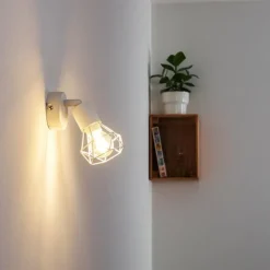 hofstein Applique murale Baripada Blanc, 1 lumière