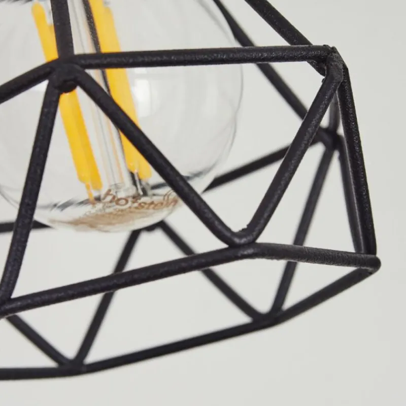 hofstein Applique murale Baripada Laiton, Noir, 1 lumière