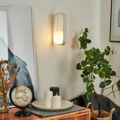 hofstein Applique murale Beland Blanc, 1 lumière