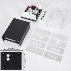 hofstein Applique murale Benin LED Noir, 1 lumière