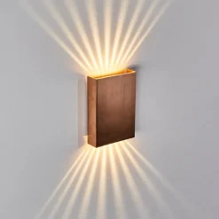 hofstein Applique murale Benin LED Cuivre, 2 lumières