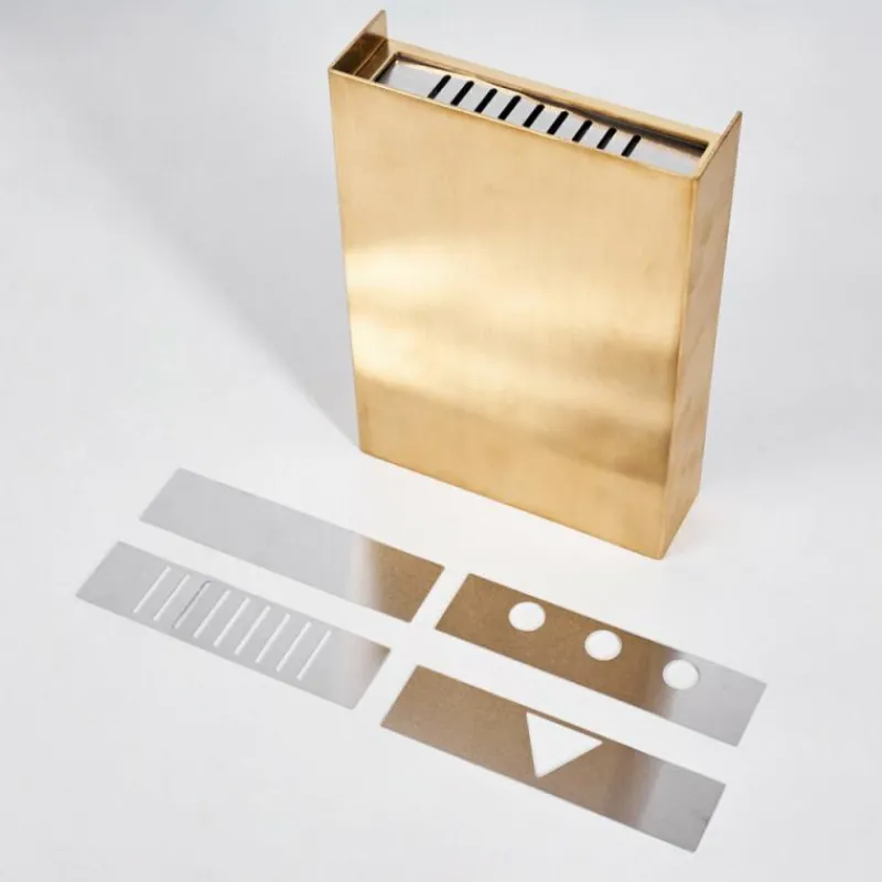 hofstein Applique murale Benin LED Laiton, 2 lumières