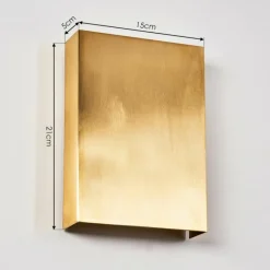 hofstein Applique murale Benin LED Laiton, 2 lumières