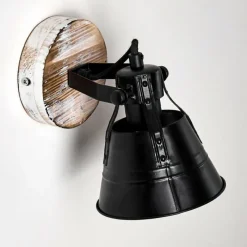 Lampes Dorées-hofstein Applique murale Berkeley Or, Blanc, 1 lumière