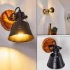 Lampes Industrielles-hofstein Applique murale Berkeley Bois foncé, Noir, 1 lumière