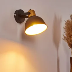 hofstein Applique murale Blackburn Noir, 1 lumière