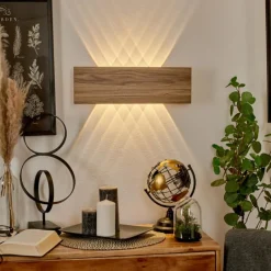 Luminaires Scandinaves-hofstein Applique murale Blandford LED Gris, Écru, 10 lumières