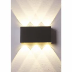 hofstein Applique murale Bleuchten Stream LED Aluminium, 6 lumières