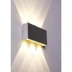 hofstein Applique murale Bleuchten Stream LED Aluminium, 6 lumières