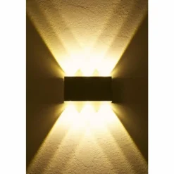 hofstein Applique murale Bleuchten Stream LED Aluminium, 6 lumières