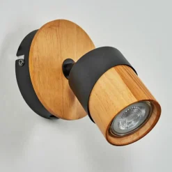 Luminaires Scandinaves-hofstein Applique murale Blondo Écru, Noir, 1 lumière