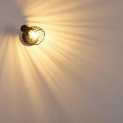 hofstein Applique murale Bolderslev Chrome, Noir, 1 lumière