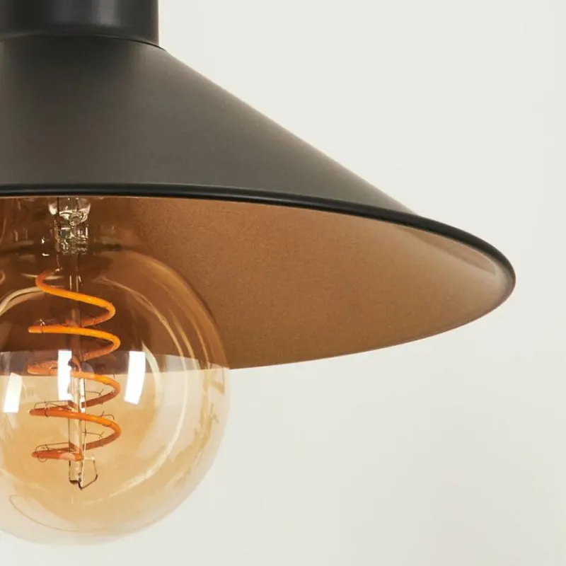 Lampes Dorées-hofstein Applique murale Bolombolo Écru, Noir, 1 lumière