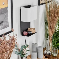 Lampes En Tissu-hofstein Applique murale Bonigen LED Noir, 1 lumière