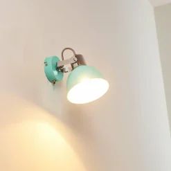 hofstein Applique murale Borik Turquoise, 1 lumière