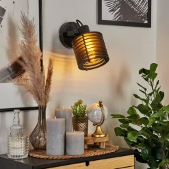 Luminaires Scandinaves-hofstein Applique murale Boula Noir, 1 lumière