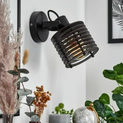 Luminaires Scandinaves-hofstein Applique murale Boula Noir, 1 lumière