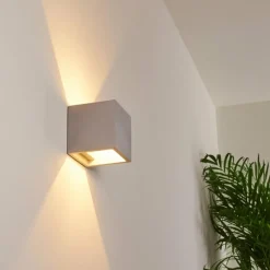 hofstein Applique murale Braslo Gris, 1 lumière