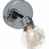 Luminaires Brilliant Applique murale Brilliant BULB Chrome, 1 lumière