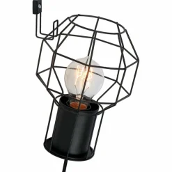 Lampes Industrielles-Luminaires Brilliant Applique murale Brilliant Siza Noir, 1 lumière