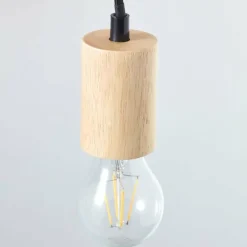 Luminaires Rustiques-Luminaires Brilliant Applique murale Brilliant Jenji Bois foncé, Noir, 1 lumière