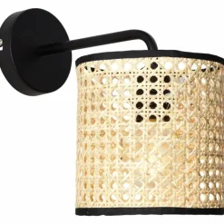 Luminaires Rustiques-Luminaires Brilliant Applique murale Brilliant Wiley Noir, 1 lumière