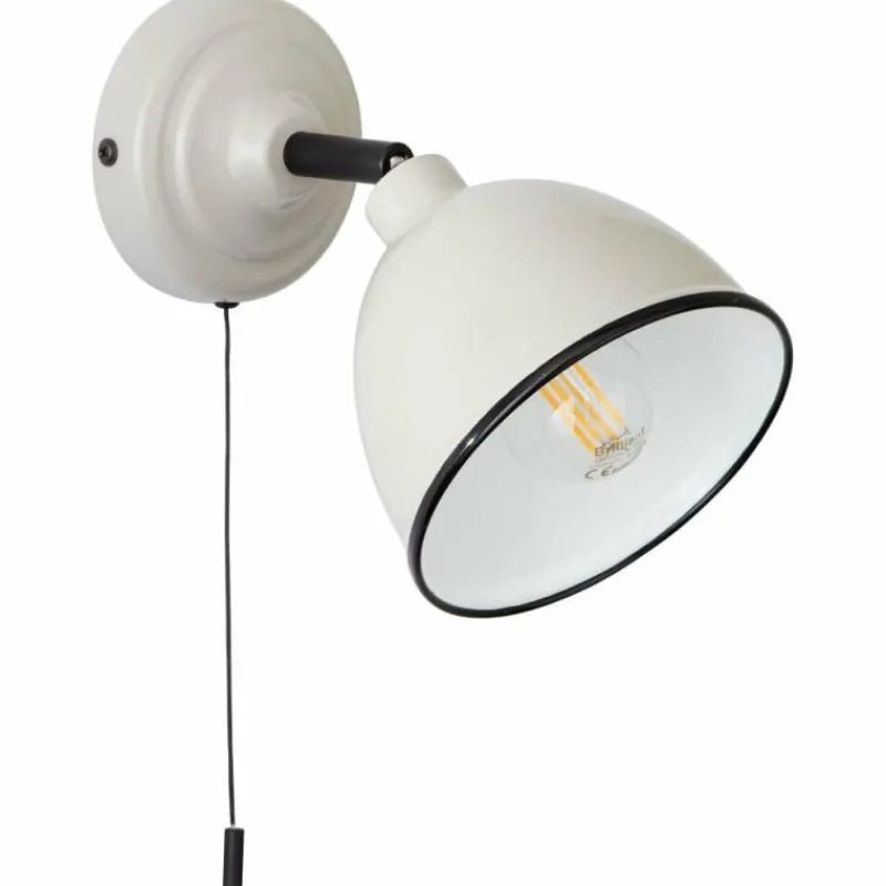 Lampes Vintages & Rétros-Luminaires Brilliant Applique murale Brilliant Telio Gris, 1 lumière