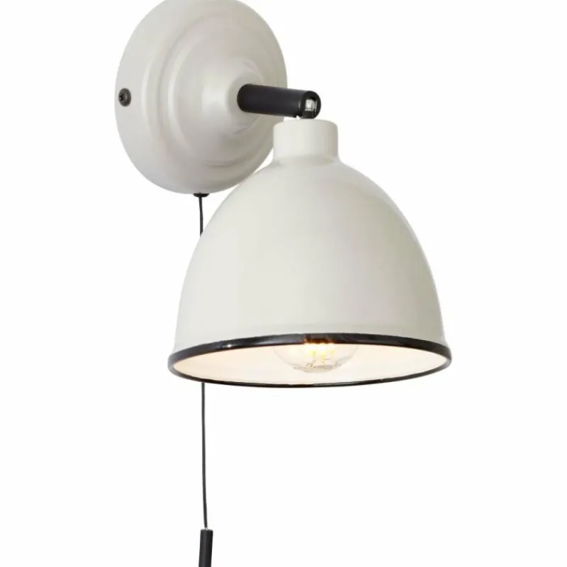Lampes Vintages & Rétros-Luminaires Brilliant Applique murale Brilliant Telio Gris, 1 lumière