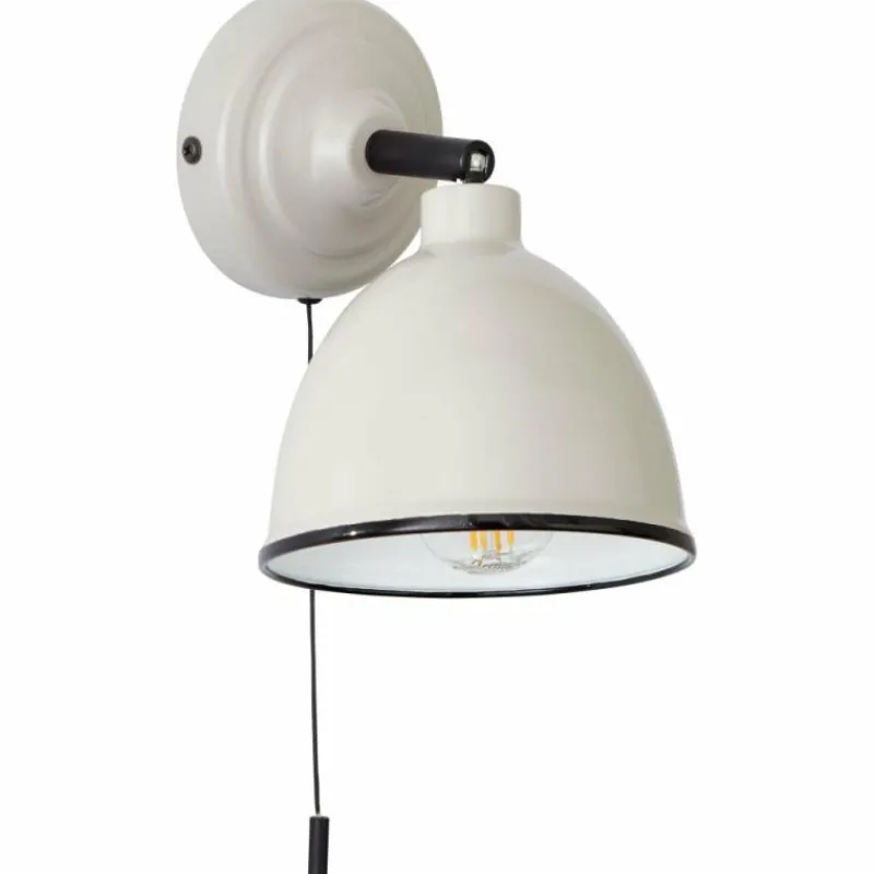 Lampes Vintages & Rétros-Luminaires Brilliant Applique murale Brilliant Telio Gris, 1 lumière