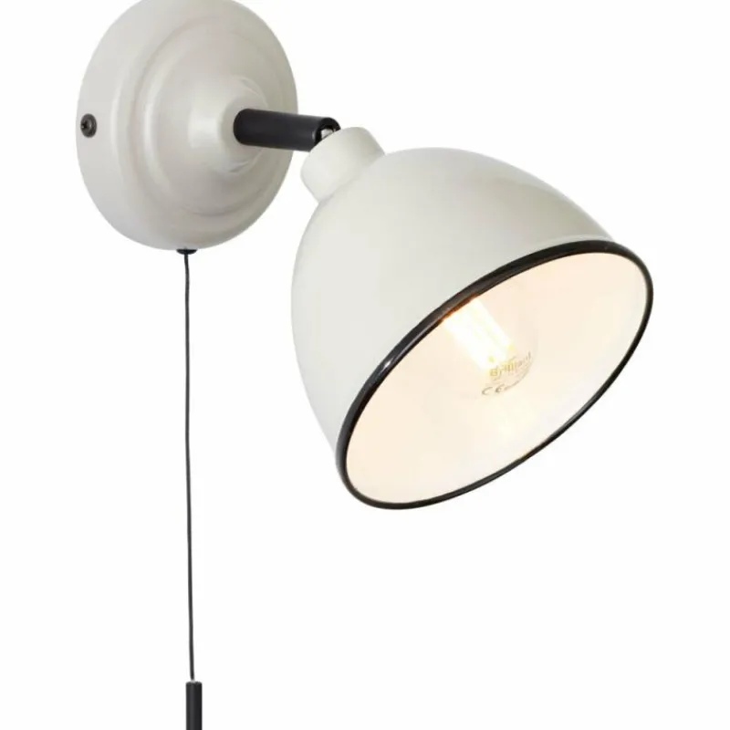 Lampes Vintages & Rétros-Luminaires Brilliant Applique murale Brilliant Telio Gris, 1 lumière