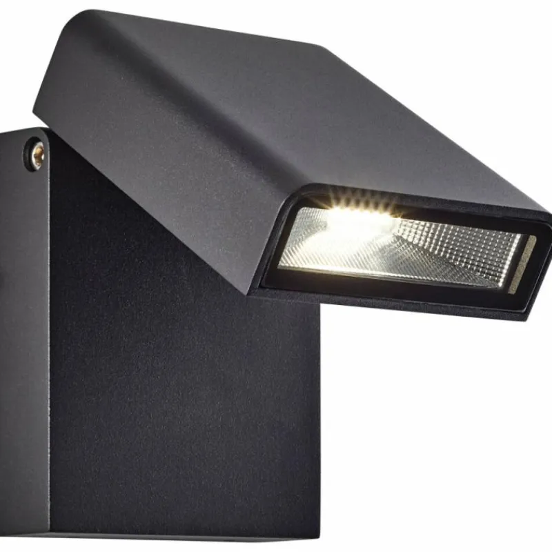 Luminaires Brilliant Applique murale Brilliant Toya LED Noir, 1 lumière