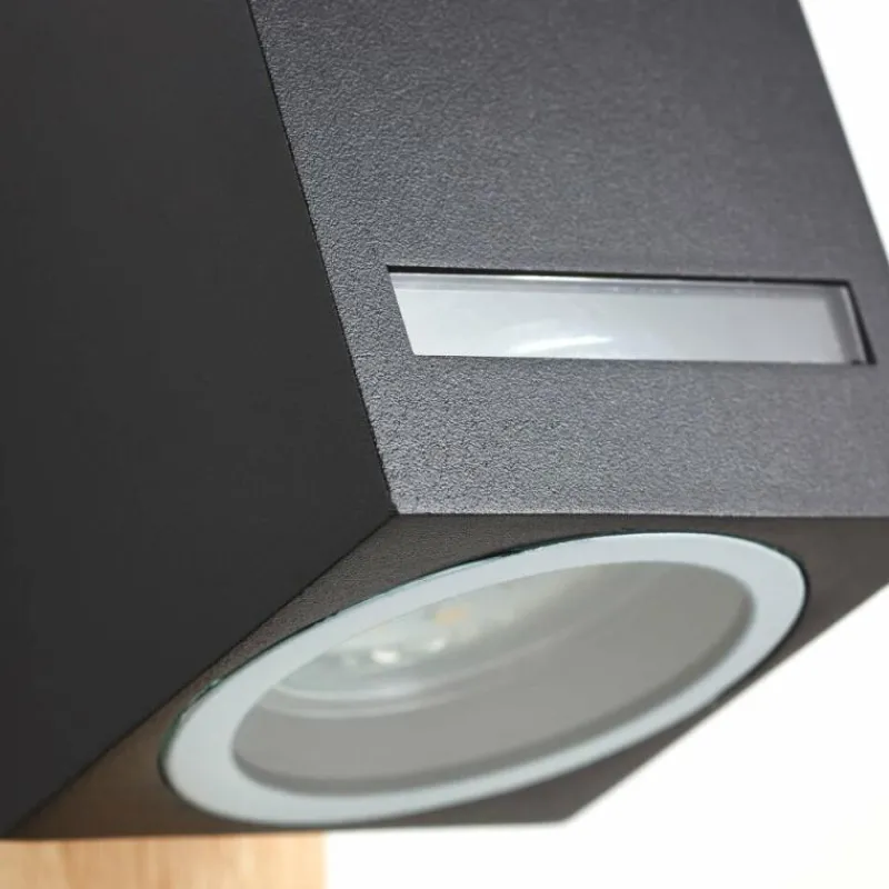 Lampes En Bois-Luminaires Brilliant Applique murale Brilliant Galeni Bois clair, 1 lumière, Détecteur de mouvement