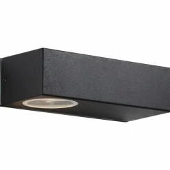 Luminaires Brilliant Applique murale Brilliant Abbot LED Anthracite, 2 lumières