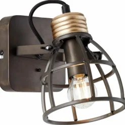 Luminaires Brilliant Applique murale Brilliant-Leuchten Reece Noir, 1 lumière* Spots Et Projecteurs