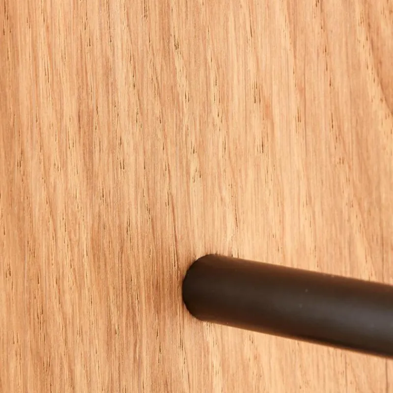 Lampes En Tissu-Luminaires Brilliant Applique murale Brilliant-Leuchten Rayan LED Bois clair, Noir, 1 lumière