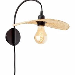 Luminaires Rustiques-Luminaires Brilliant Applique murale Brilliant Jefter Noir, 1 lumière