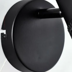 Lampes Industrielles-Luminaires Brilliant Applique murale Brilliant Kamolo Noir, 1 lumière