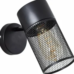 Lampes Industrielles-Luminaires Brilliant Applique murale Brilliant Kamolo Noir, 1 lumière