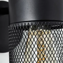 Lampes Industrielles-Luminaires Brilliant Applique murale Brilliant Kamolo Noir, 1 lumière