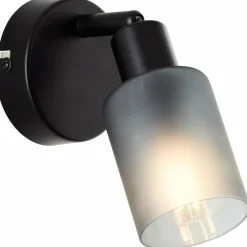 Luminaires Brilliant Applique murale Brilliant Loralie Noir, 1 lumière