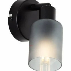 Luminaires Brilliant Applique murale Brilliant Loralie Noir, 1 lumière