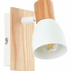 Luminaires Rustiques-Luminaires Brilliant Applique murale Brilliant Daintree Écru, Blanc, 1 lumière