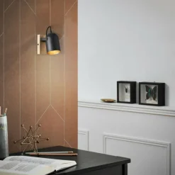 Luminaires Rustiques-Luminaires Brilliant Applique murale Brilliant Tronte Écru, 1 lumière