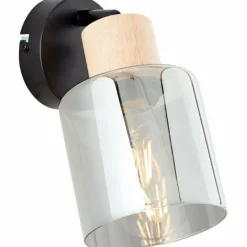 Luminaires Rustiques-Luminaires Brilliant Applique murale Brilliant Weald Noir, 1 lumière