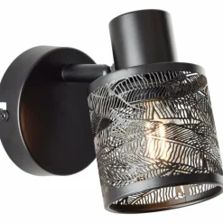 Luminaires Scandinaves-Luminaires Brilliant Applique murale Brilliant Bano Noir, 1 lumière