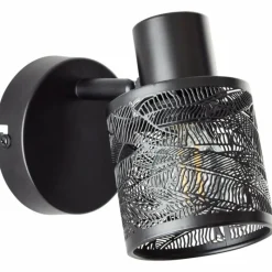 Luminaires Scandinaves-Luminaires Brilliant Applique murale Brilliant Bano Noir, 1 lumière