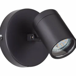 Luminaires Brilliant Applique murale Brilliant Alessia Noir, 1 lumière* Spots Et Projecteurs