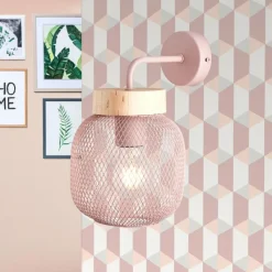 Luminaires Scandinaves-Luminaires Brilliant Applique murale Brilliant Giada Rose, 1 lumière