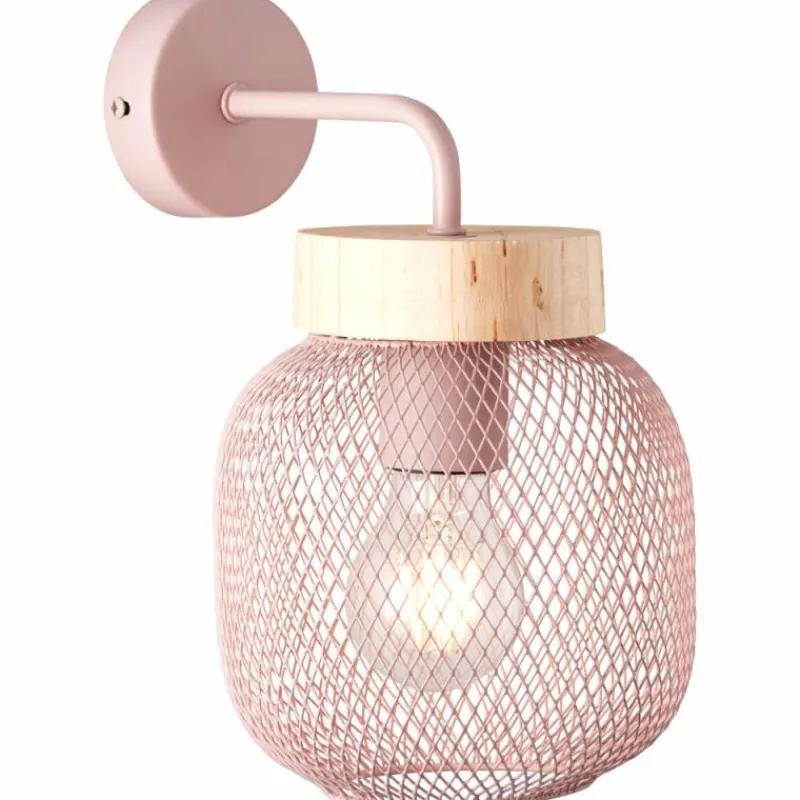 Luminaires Scandinaves-Luminaires Brilliant Applique murale Brilliant Giada Rose, 1 lumière