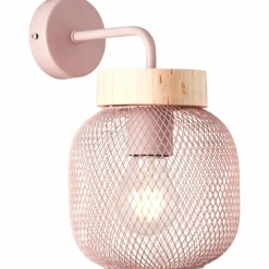 Luminaires Scandinaves-Luminaires Brilliant Applique murale Brilliant Giada Rose, 1 lumière